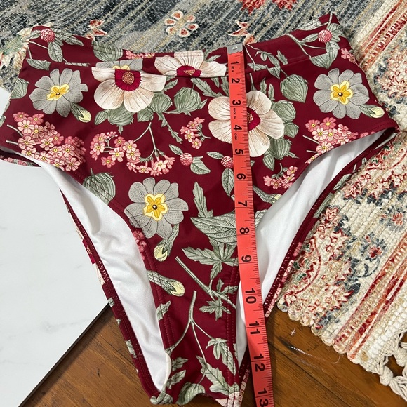 Cupshe floral print high waisted bottoms - Picture 7 of 8